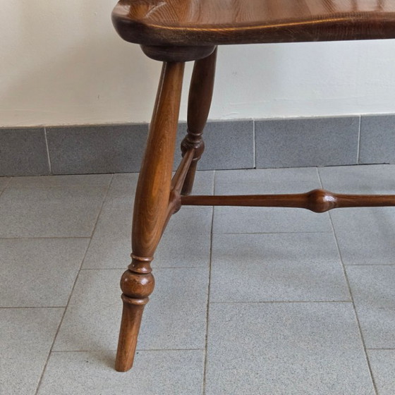 Image 1 of POLTRONA VINTAGE 1950 STILE WINDSOR IN FAGGIO VERNICIATO ANNI '50 DLG TAPIOVAARA ERCOL