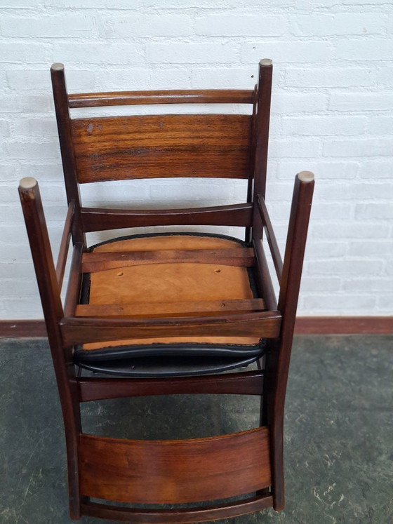 4x Sedie da pranzo in palissandro anni '60 – Legno (photo 3 of 13)