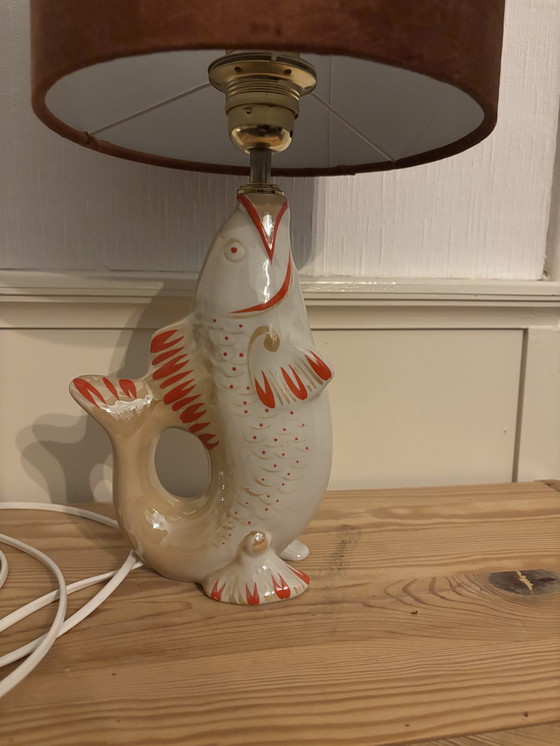 Image 1 of Fish vase lamp