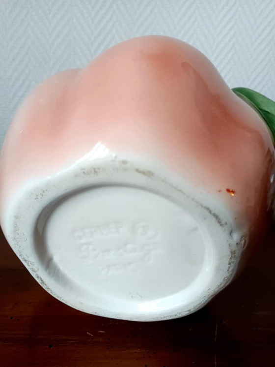 Image 1 of Vintage viskruik van slipware uit de jaren 60