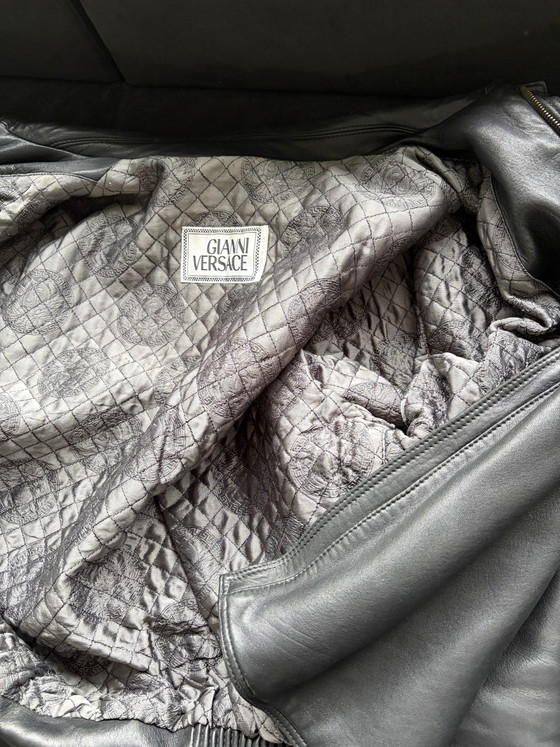 Versace leren herenjas uit de jaren 90 – Cadeaus, Leather (photo 3 of 6)