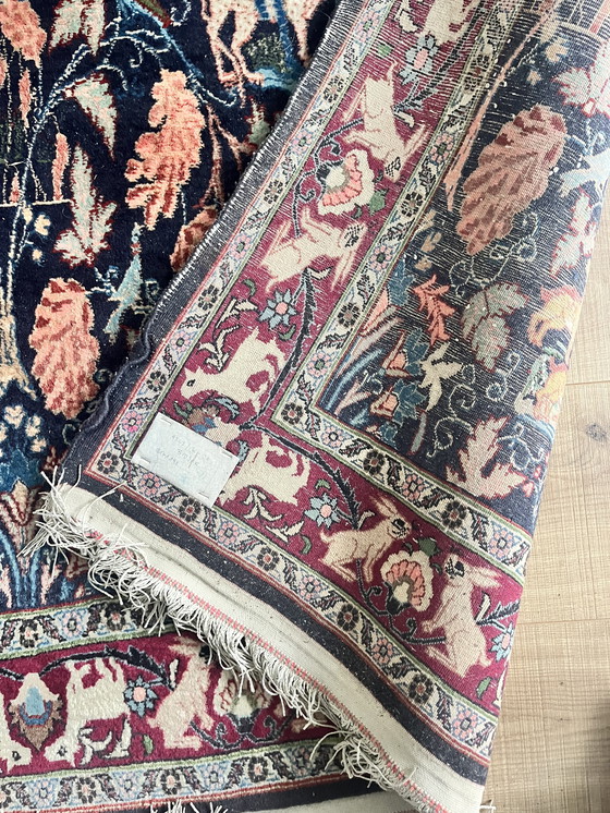 Image 1 of Bidjar vintage Perzisch tapijt blauw rood