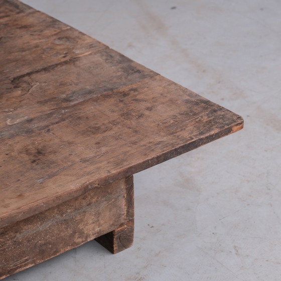 Image 1 of Low Antique Wooden French Coffee Table
