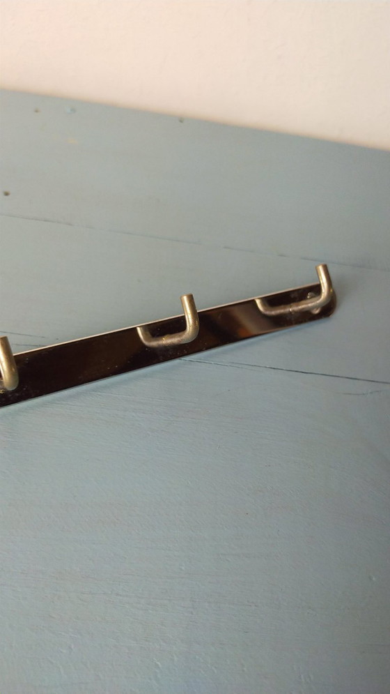 Two Chromed Dish Towel Holders – Coat racks, Metal (photo 2 of 5)