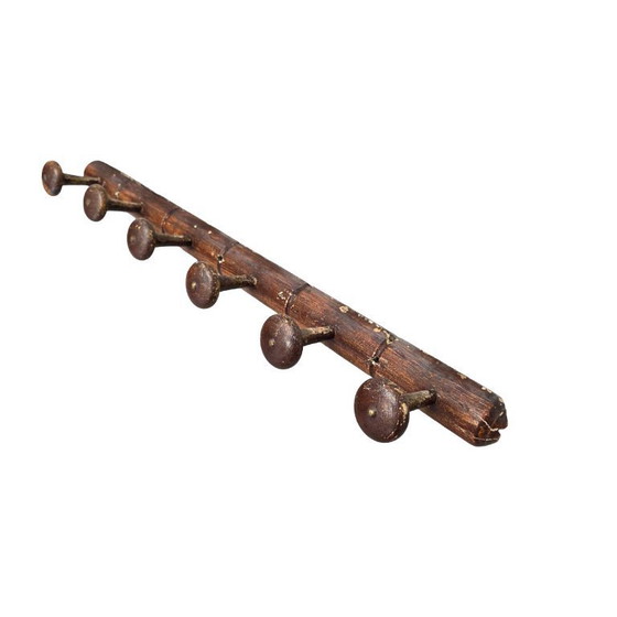 Image 1 of Antike französische Wandgarderobe aus dem frühen 20. Jahrhundert