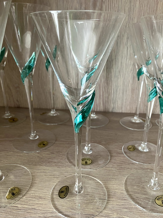 Image 1 of Compleet Glasservies Kristal +/-1990 Handgemaakt