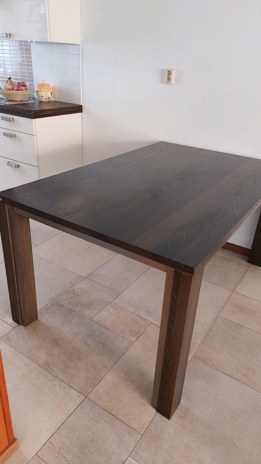 Tavolo da pranzo Bert Plantagie in rovere grigio affumicato