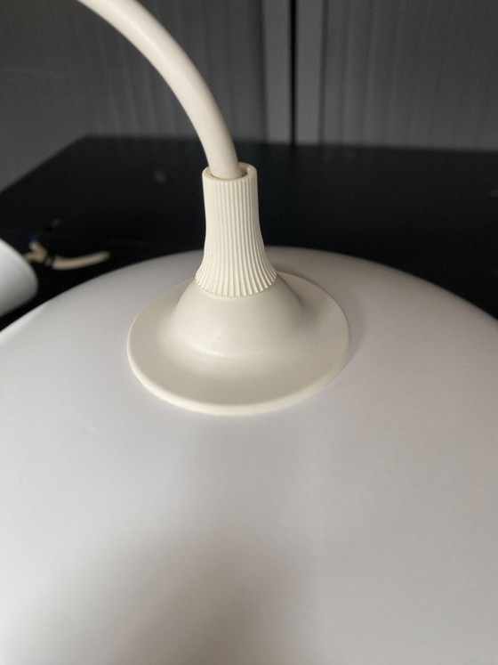 Lampe Suspension Lustre Plafonnier Blanc Industriel E27 – Metal (photo 9 of 14)