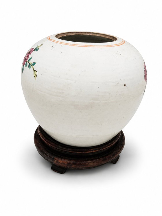 Image 1 of Jarrón de porcelana chino de la dinastía Qing