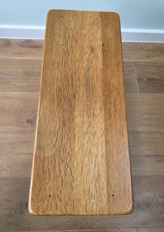 Image 1 of Solid Oak Wine Rack 8 Bottles 60s/70s