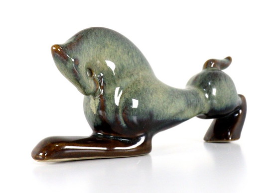 Image 1 of Vintage ceramic mid - Century horse