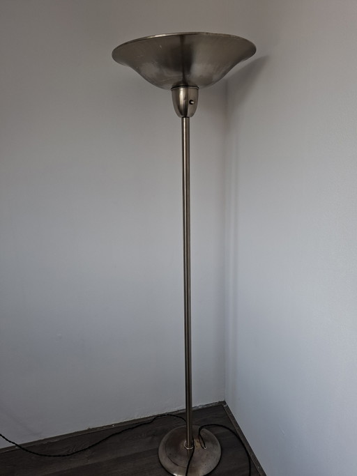 Art Deco Stijl Staande Lamp – vloerlampen, Metal, Brass (photo 2 of 5)