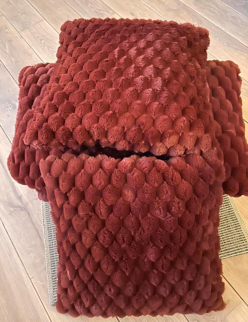 Plaid & sier kussens