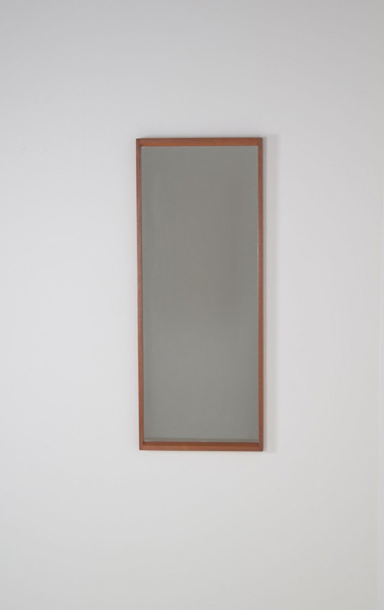 Miroir danois en teck par Kai Kristiansen pour Aksel Kjersgaard, 1960 – Glass, Wood (photo 3 of 8)