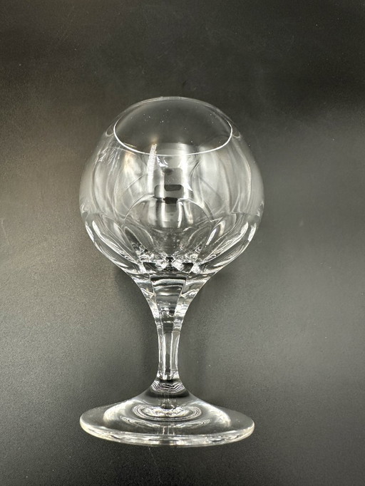 4 x sherry glasses Thomas Web Lead Crystal