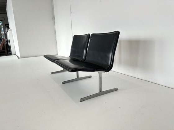 Image 1 of Fauteuil/canapé Dieter Rams 602 Sitbank en cuir Vitsoe Zapf