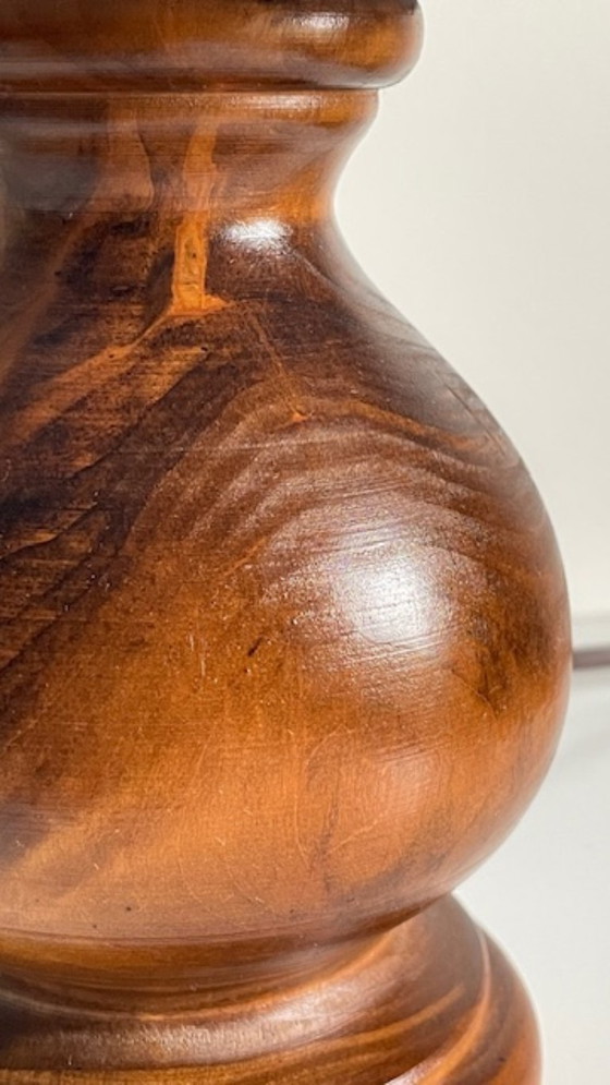 Lámpara de madera maciza estilo rústico – Lámparas de mesa, Canvas (photo 21 of 25)