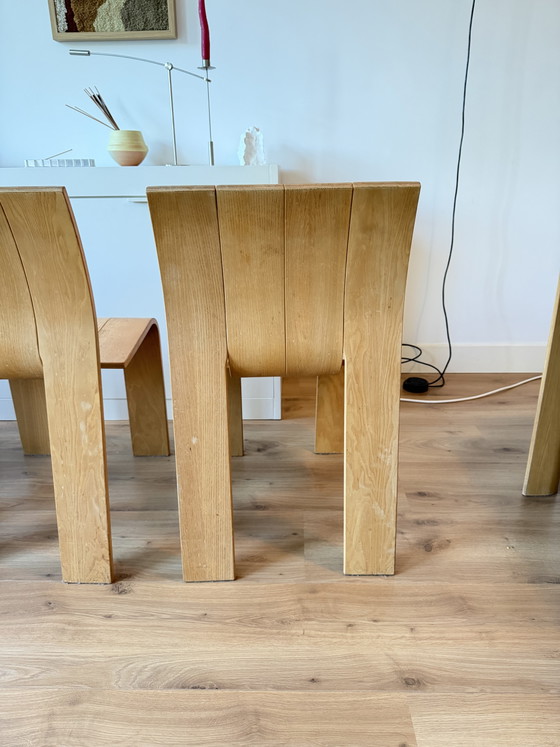 Image 1 of Gijs Bakker Strip Table et Chaises