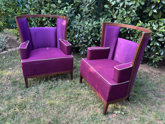 Image 1 of Art deco stoelen