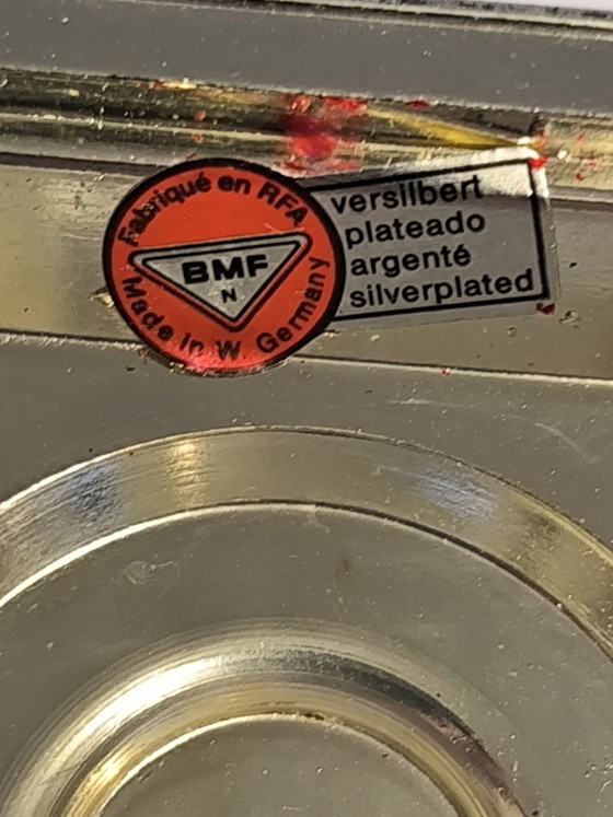 Splendido set di Portacandele vintage BMF argentati ( W. Germany ), Metallo, Argento, Argentato (foto 5 di 12)
