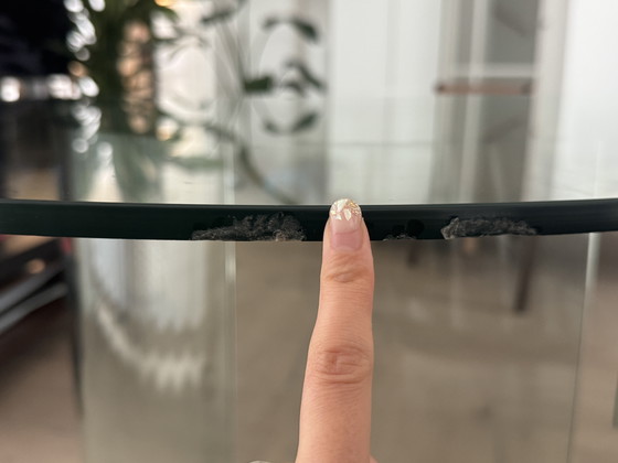 Image 1 of Table de salle à manger en verre - Dreieck Design