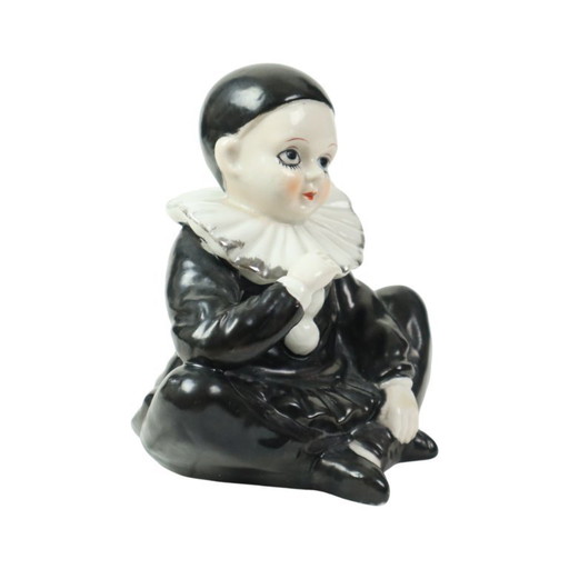 Vintage Pierrot Figurine Porcelain
