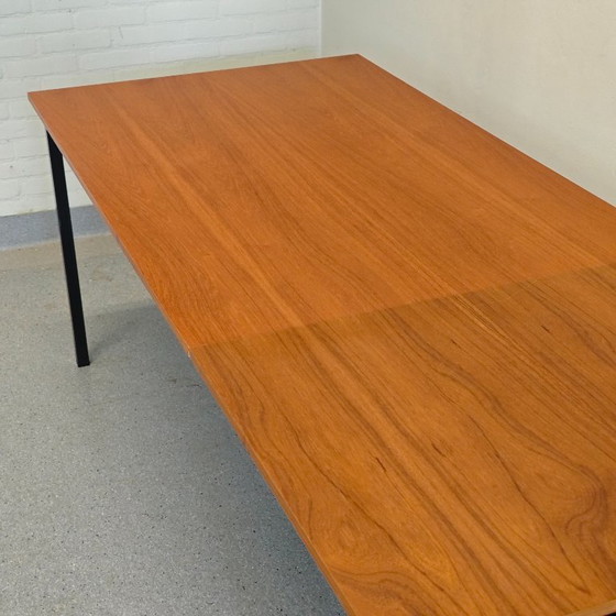 Image 1 of Vintage Gispen 3707 'Telescope' dining table