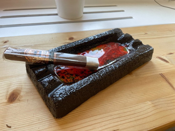 Image 1 of Mid Century Modern Jan Van Erp Fat Lava Ashtray Asbak