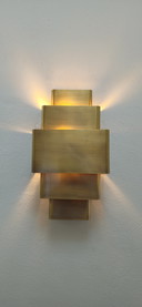 2 Beautiful Art Deco Style Wall Lights