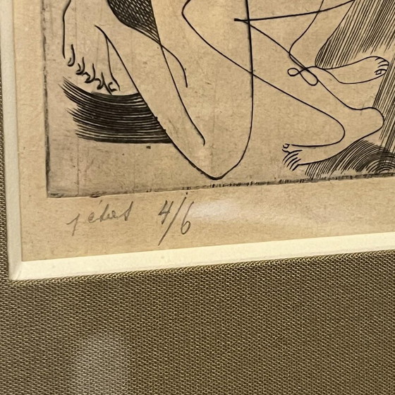 René Mels (Meulemans), Compositions, Gravures, 1945, Lot de 3 – Tirages d'art, Paper (photo 8 of 13)