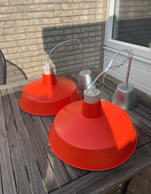 Retro Ikea Septim pendant lamps