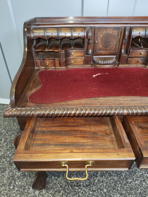 Mini Chippendale secretary desk