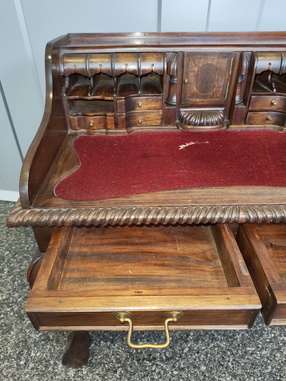 Image 1 of Mini chippendale secretaire 