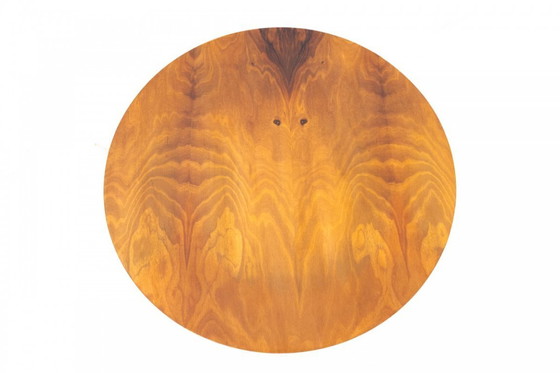 Image 1 of Runder Tisch im Art-Deco-Stil aus der Zeit um 1950, Polen.