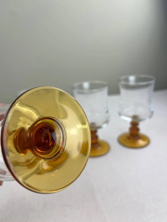 Vintage amber glass – Glass & Decanter, Crystal (photo 5 of 7)
