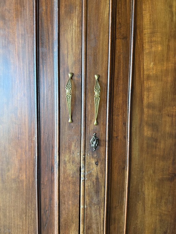 Image 1 of Armadio rustico italiano in legno primi 900