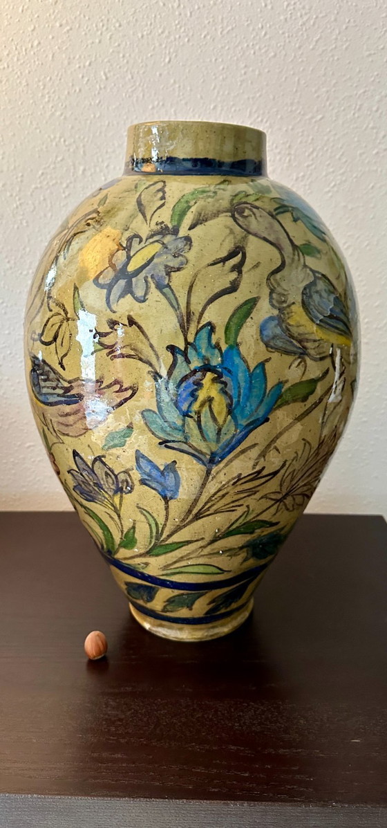 Image 1 of XXL VASE DYNASTIE KADJAR PERSE ANCIEN