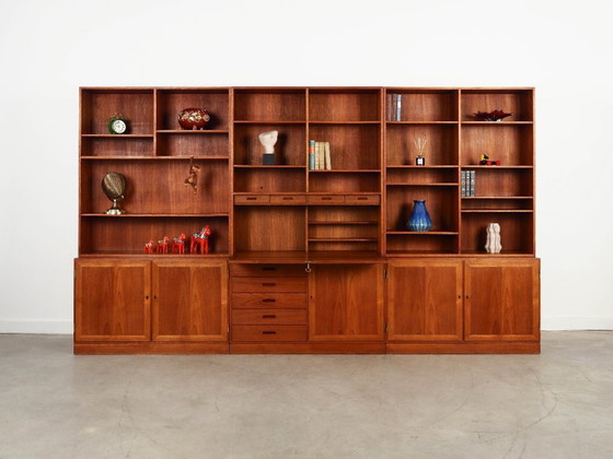 Image 1 of Set di librerie in teak, design danese, anni '70, designer: Kai Winding