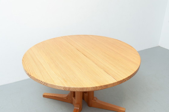 Image 1 of Extendable pine dining table by Silkeborg Møbelfabrik (1970s)