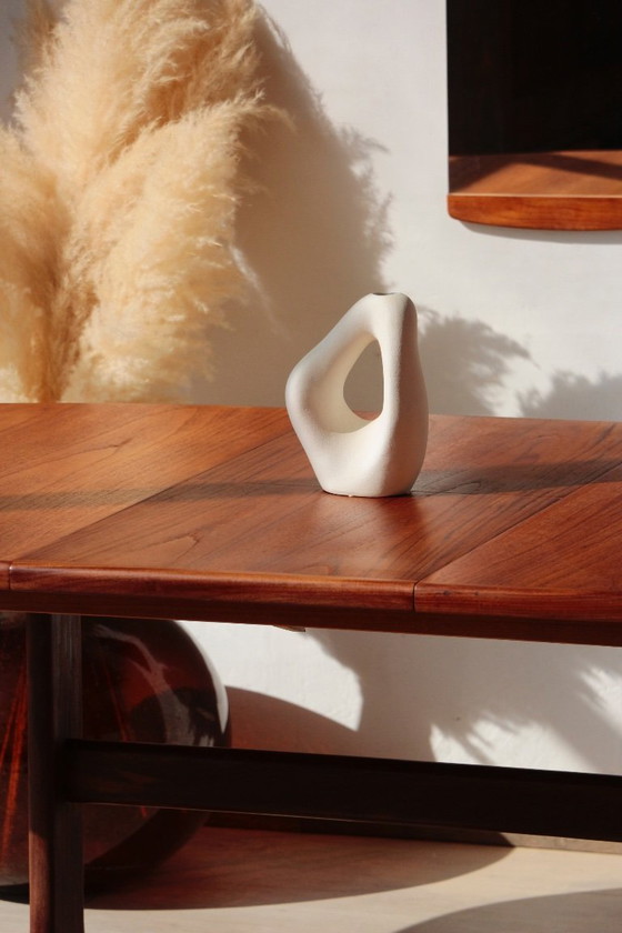 Image 1 of Oval teak dining table - 6 to 8 people - Fresco model - G Plan