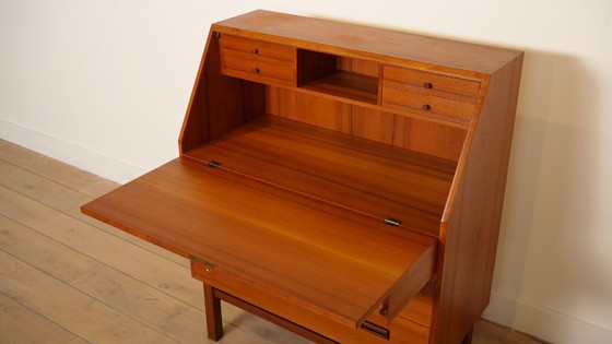Image 1 of Vintage Teak Secretary | Deens | 90 cm