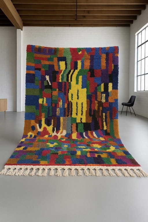 Tapis berbères veelkleurige en laine 250cmx150cm