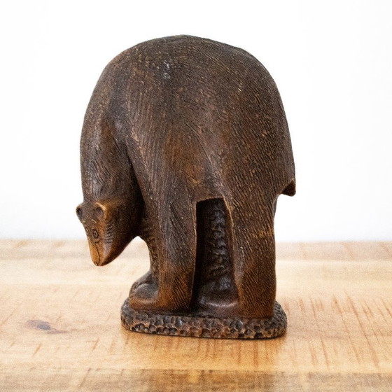 Image 1 of Vintage Boma Canada bear figurine: heavy resin bear