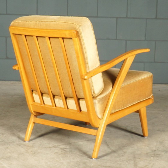 Image 1 of Danish lounge armchairs – walnut – 1960s