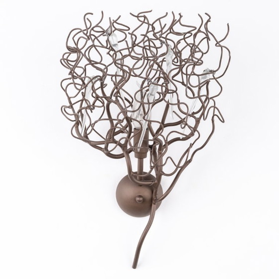 Image 1 of Lampada da soffitto "Hollywood" di Van Egmond con quattro lampade da parete abbinate