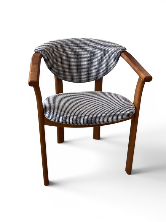 Image 1 of 4x Esszimmer Stuhl Chair - Danish Design - Mid Century - Massiv Holz