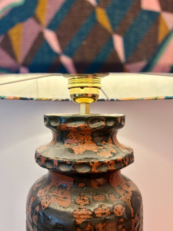 Image 1 of Lámpara recién ensamblada a partir de un jarrón con valor de colección: Carstens Tönnieshof - West Germany Studio Ceramics