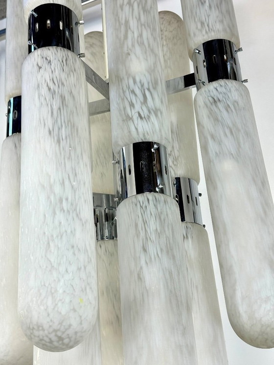 Image 1 of Lampadario italiano 1970 di Aldo NASON per Mazzega