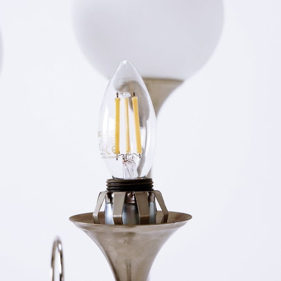 Image 1 of Vintage Sciolari staande lamp van chroom, jaren 70, Italië