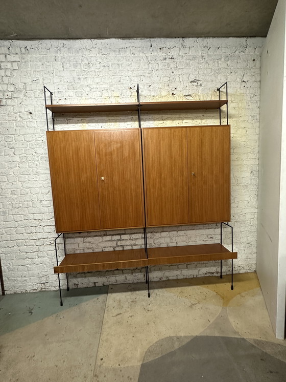 Image 1 of Vintage Omnia wandmeubel uit 1960